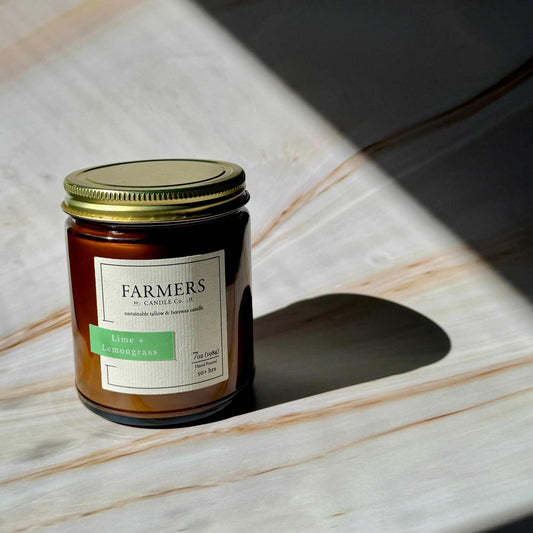 Lime and lemongrass with black currant, sage, thyme, patchouli, and musk scent blend