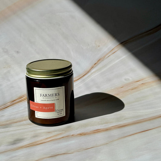 Sweet Citrus + Agave blend with orange, lemon, grapefruit, and hints of lime and peach