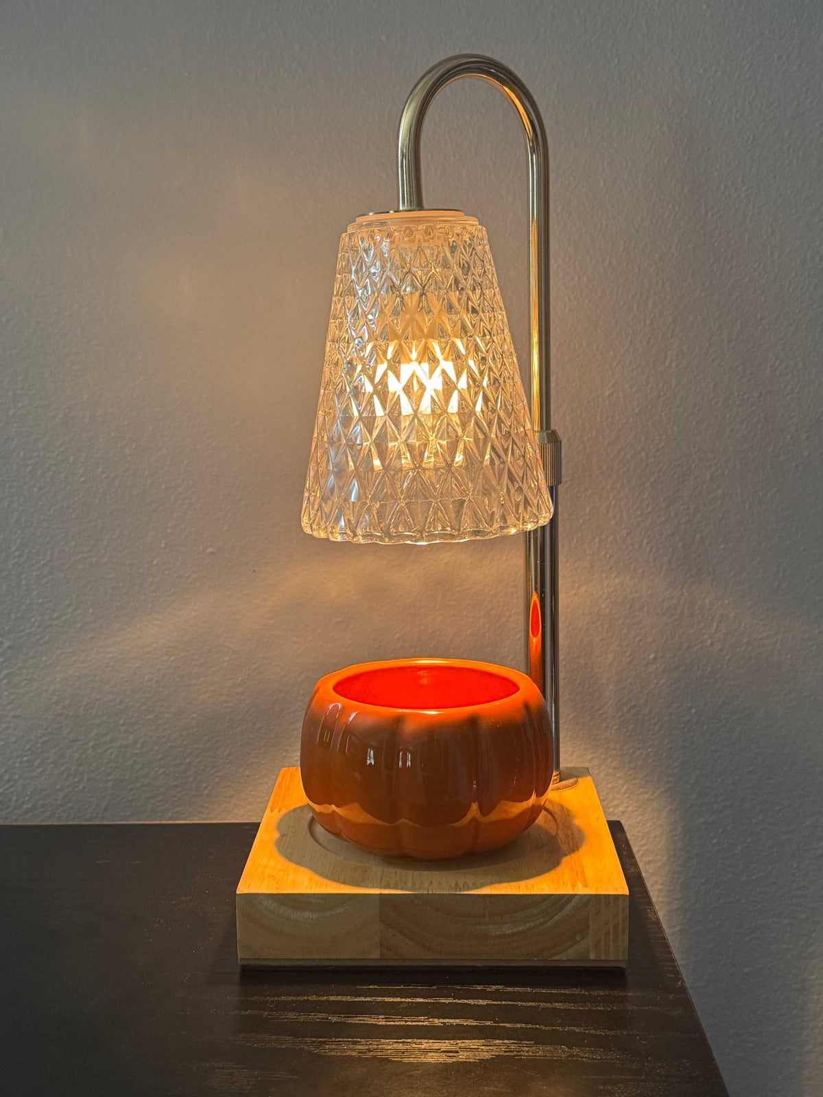 Ceramic Pumpkin Wickless Candle